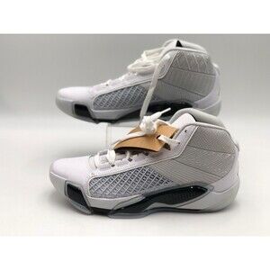 Nike Air Jordan 38 FIBA White Gold Men's Size 10.5 Shoes FN7481-100